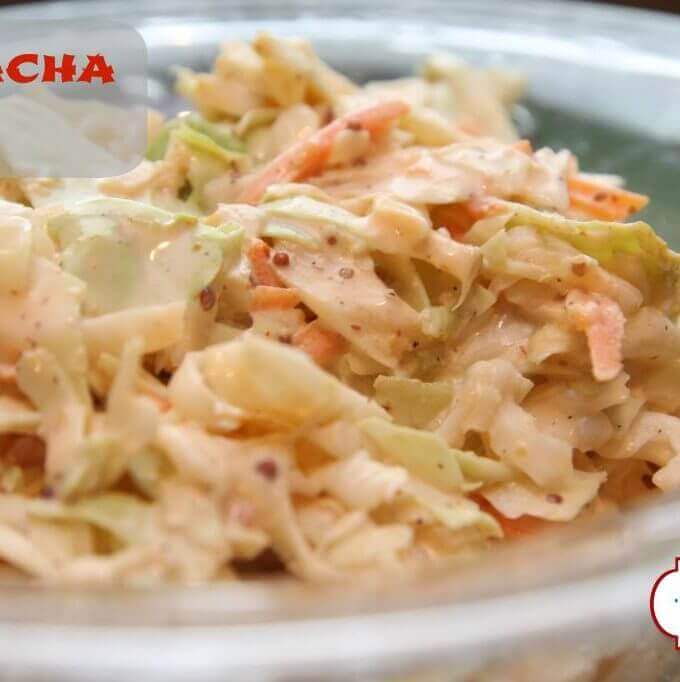 Sriracha Slaw- A great, spicy twist on traditional coleslaw!
