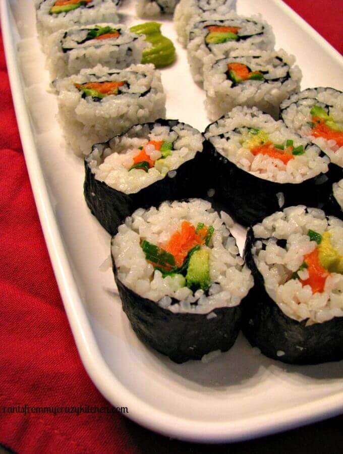 Smoked Salmon Sushi