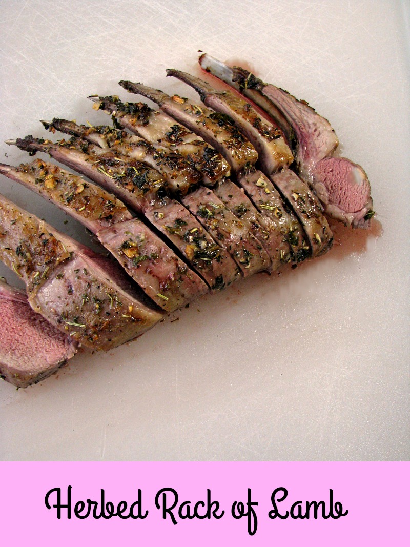 Classic Herbed Rack of Lamb, marinated in olive oil, garlic, and fresh herbs, makes a simply elegant main course for Easter. 