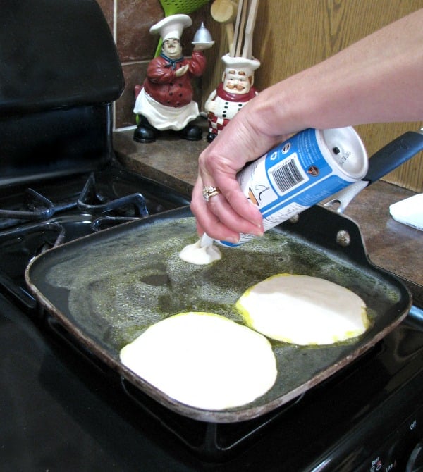 Cooking Nate's Pancakes and Waffle Batter