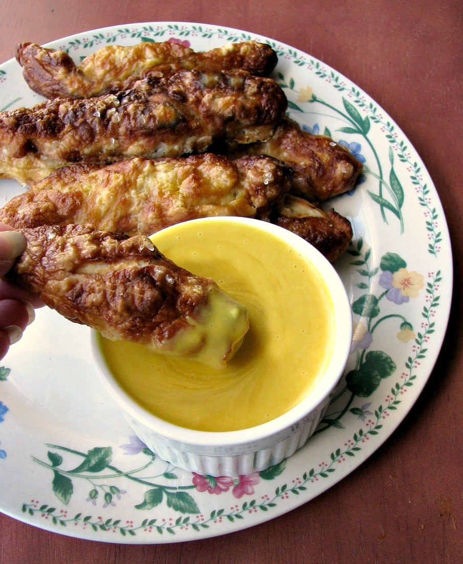 Soft Pretzel Sticks with Honey Mustard DIp 