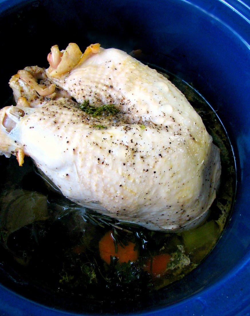 Perfect for smaller families, this Slow Cooker Turkey Breast With Gravy is easy to make and saves room in the oven for your other Thanksgiving dishes. 