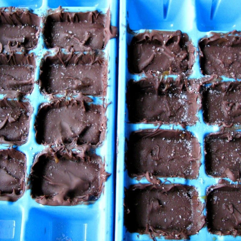 Finished Chocolate Filled Caramels